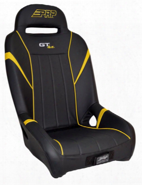 Prp Prp Gt/s.e. Suspension Seat, Black And Yellow - A58-h A58-h Utv Seats