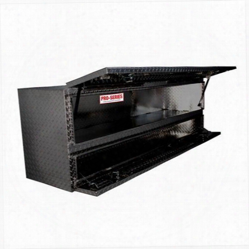 Westin Westin Brute Pro Series High Capacity Stake Bed Contractor Top Sider Tool Box - 80-tb400-72-b 80-tb400-72-b Truck Bed Side Rail Tool Box