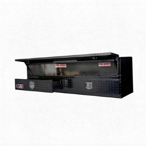 Westin Westin Brute Pro Series High Capacity Stake Bed Contractor Top Sider Tool Box - 80-tb400-72-bd 80-tb400-72-bd Truck Bed Side Rail Tool Box