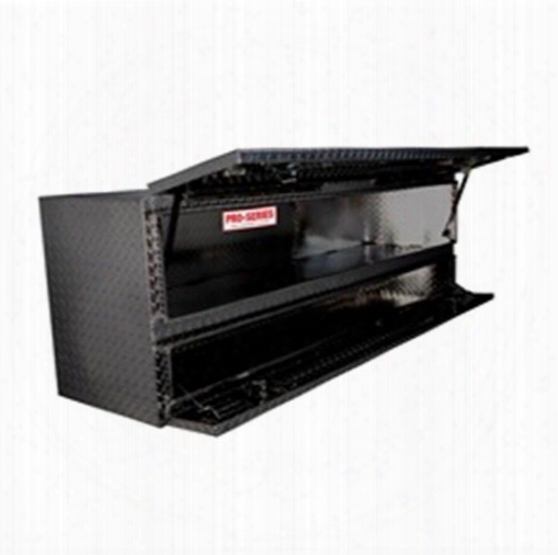 Westin Westin Brute Pro Series High Capacity Stake Bed Contractor Top Sider Tool Box - 80-tb400-96d-b 80-tb400-96d-b Truck Bed Side Rail Tool Box