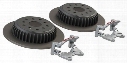 TeraFlex TeraFlex Performance Big Rotor Kit - 4304450 4304450 Disc Brake Pad and Rotor Kits