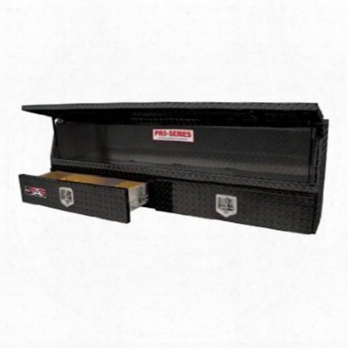 Westin Westin Brute Pro Series Contractor Top Sider Tool Box - 80-tbs200-88d-bd-b 80-tbs200-88d-bd-b Truck Bed Side Rail Tool Box