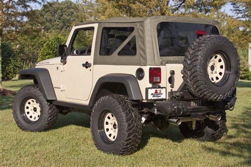 Rugged Ridge Rugged Ridge Xhd Replacement Soft Top With Tinted Windows (khaki Diamond) - 13736.36 13736.36 Soft Tops