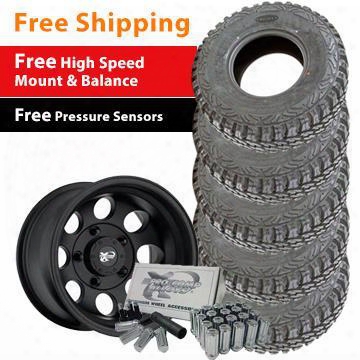 Genuine Packages Pro Comp Xtreme Mt2 Tire 33x12.5r15 And Pro Comp Series 7069 Wheel 15x8 Package - Set Of 5 - Tirepkg64 Tirepkg64 Tire And Wheel Packa