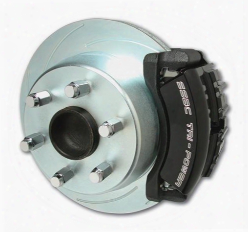 Stainless Steel Brakes Stainless Steel Brakes Super Trkr1 1-piston Drum To Disc Brake Conversion Kit (black) - A126-4bk A126-4bk Disc Brake Conversion