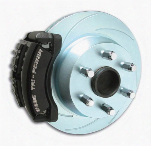 Stainless Steel Brakes Stainless Steel Brakes Tri-power 3-piston Disc To Disc Upgrade Kit (black) - A126-38bk A126-38bk Disc Brake Conversion Kits