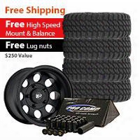 Genuine Packages Pro Comp Xtreme Mt2 Tire 315/70r17 And Pro Comp Series 7069 Wheel 17x9 Package - Set Of 4 - Tirepkg75 Tirepkg75 Tire And Wheel Packag