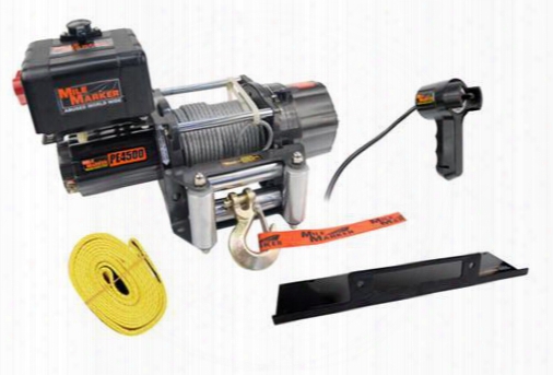 Mile Marker Mile Marker Pe4500 Electric Winch - 76-50115b 76-50115b 3,000 To 6,000 Lbs. Atv Winches