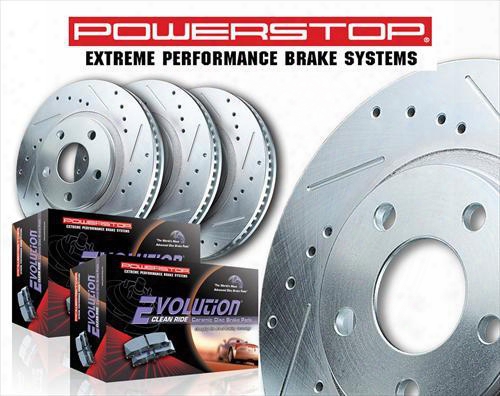 Power Stop Power Stop Performance Brake Upgrade Kit - K5586 K5586 Disc Brake Pad And Rotor Kits