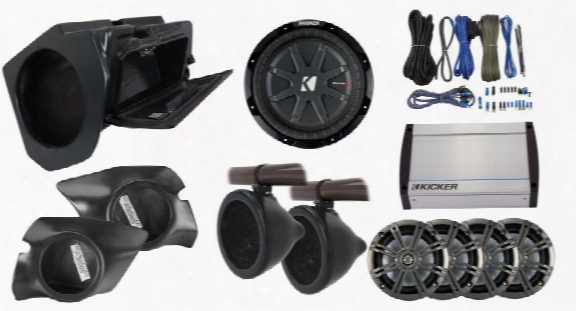 Ssv Works Ssv Works Five Speaker Complete Kit With Kicker Upgrade - Rzr1k-5k Rzr1k-5k Utv Stereo