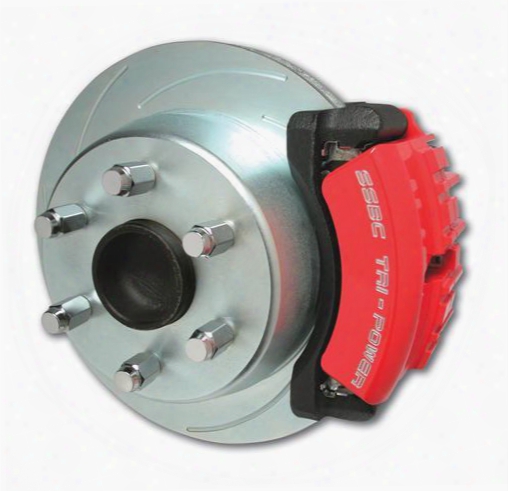 Stainless Steel Brakes Stainless Steel Brakes Tri-power 3-piston Disc To Disc Upgrade Kit (red) - A126-40r A126-40r Disc Brake Conversion Kits