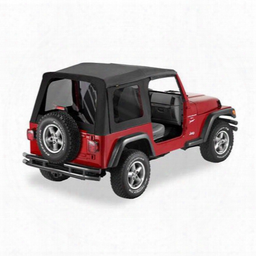 Bestop Supertop Replacement Skin, Tinted Windows, No Door, Black Denim