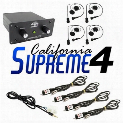 Pci Race Radios Californi A Supreme 4 With Bluetooth 2509 Utv Communications