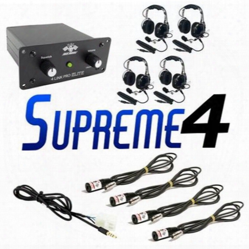 Pci Race Radios Supreme 4 Package - Ds + Bluetooth 2506 Utv Communications