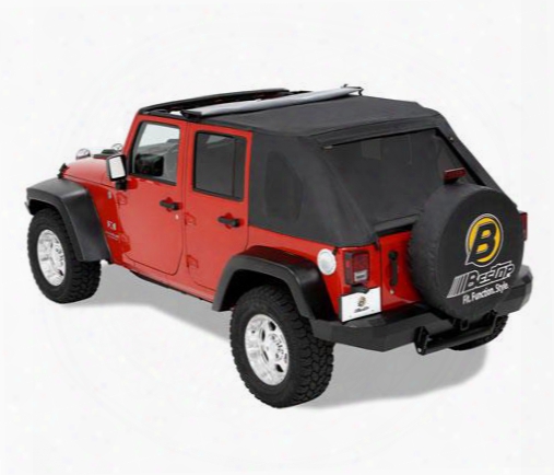 Jeep Wrangler Jk Soft Top - Bestop Trektop, Tinted Windows, No Doors