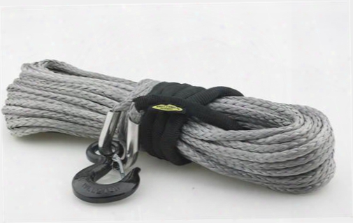Smittybilt Smittybilt 15,000 Pound Xrc Synthetic Winch Rope, 92 Foot Length (gray) - 97715 97715 Winch Cable And Synthetic Rope