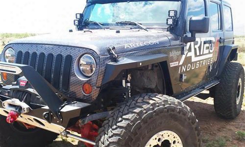 Artec Industries Artec Nighthawk Front Fenders (bare Steel) - Jk2101 Jk2101 Tube Fenders