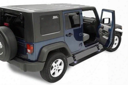 Bestop Bestop Powerboard Retractable Electric Running Boards (black) - 75152-15 75152-15 Power Running Board