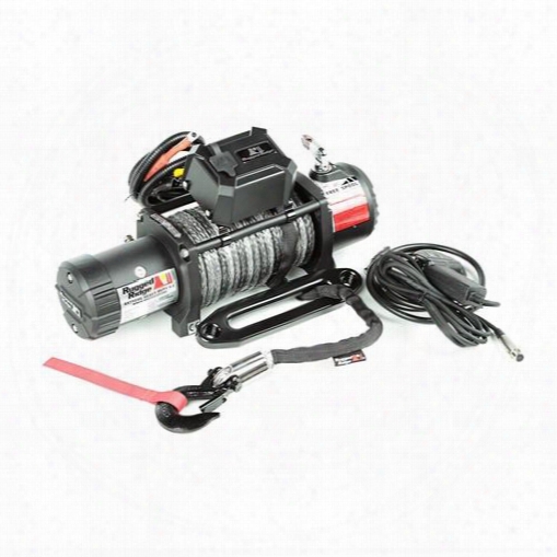Rugged Ridge Nautic 9.5 Waterproof Winch With Synthetic Rope 15100.06 8,000 To 10,500 Lbs. Electric Winches
