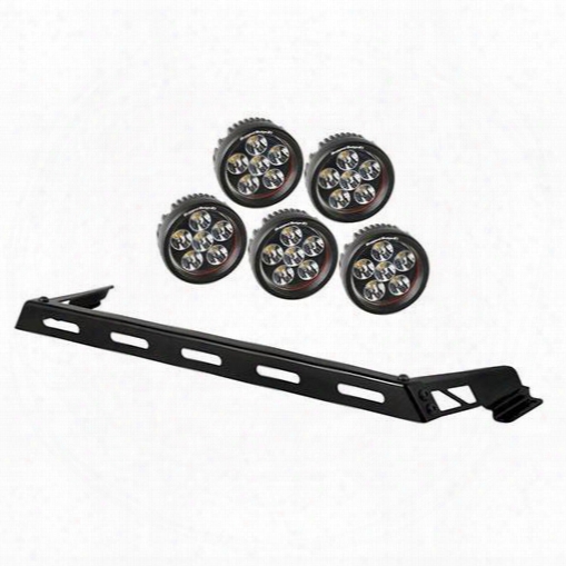 Rugged Ridge Rugged Ridge Hood Light Bar Kit - 11232.07 11232.07 Bumper Mounting Light Bars