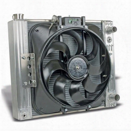 Flex-a-lite Flex-a-lite Direct-fit Flex-a-fit Radiator And Fan Package - 51168ls 51168ls Radiator Electric Fan Combination Kit