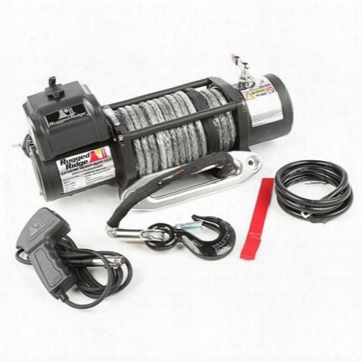 Rugged Ridge Rugged Ridge Spartacus Performance Winch, 12,500 Lbs - 15100.21 15100.21 12,000+ Lbs. Electric Winches
