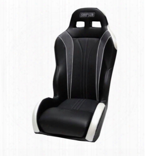 Simpson Racing Simpson Racing Vortex Front Seat - Black/white - 101-316 101-316 Utv Seats