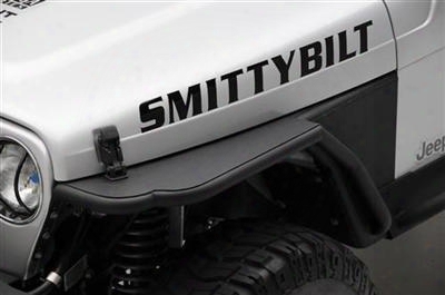 Smittybilt Smittybilt Xrc Armor Front Tube Fenders With 3 Inch Flare (black) - 76863 76863 Tube Fenders