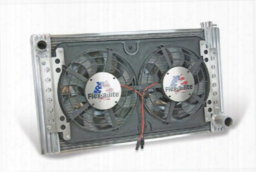 Flex-a-lite Flex-a-lite Flex-a-fit Radiator And Fan Package - 56412l 56412l Radiator Electric Fan Combination Kit