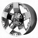 Moto Metal XD Wheels XD775 Rockstar, 22x9.5 with 6 on 135 Bolt Pattern - Chrome-XD77522966238 XD77522966238 XD Series Wheels