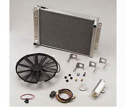 Be Cool Be Cool Dual Core Radiator Module Assembly For Amc V8 Engines With Standard Transmission - 81027 81027 Radiator