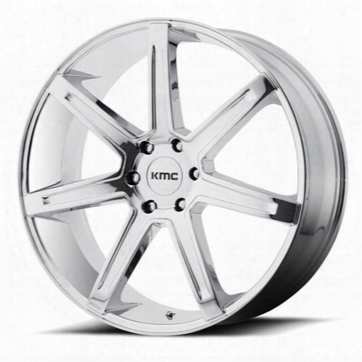Kmc Wheels Revert Km700, 24x9.5 Wheel With 5 On 5 Bolt Pattern - Chrome Km70024950238 Kmc Wheels