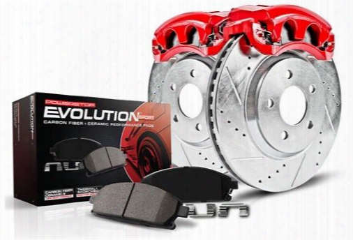 Power Stop Power Stop Z23 Evolution Sport Performance 1-click Brake Kit W/calipers - Kc3097 Kc3097 Disc Brake Calipers, Pads And Rotor Kits