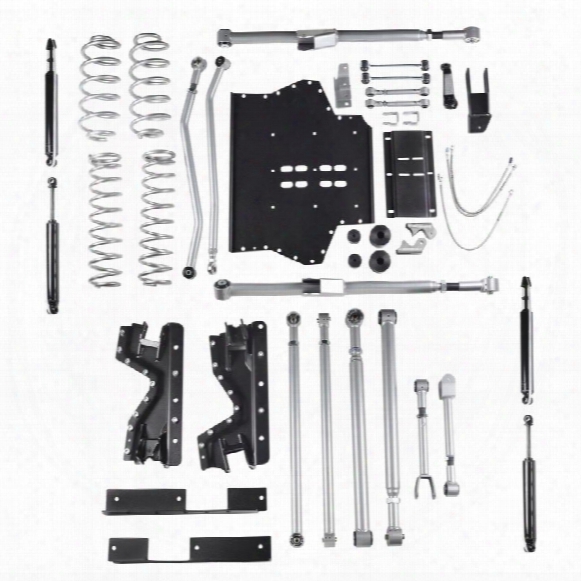 2002 Jeep Wrangler (tj) Rubicon Express 4.5 Inch Extreme-duty Long Arm Lift Kit With Rear Track Bar And Twin Tube Shocks