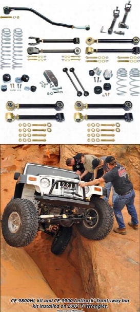 2004 Jeep Wrangler (lj) Currie Johnny Joint 4 Inch Suspension Lift Kit