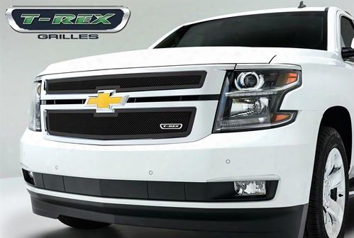 2015 Chevrolet Suburban 1500 T-rex Grilles Upper Class; Mesh Grille Overlay