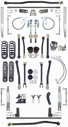 2010 Jeep Rwangler (jk) Currie 4 Inch Off Road Suspension Lift Kit With Antirock System