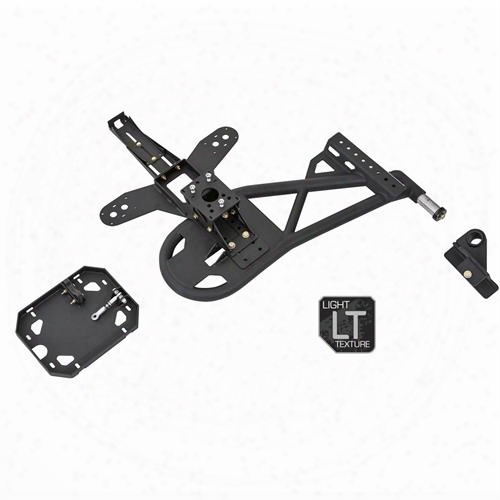 2010 Jeep Wrangler (jk) Smittybilt Smittybilt Xrc/src Gen2 Bolt-on Tire Carrier - Light Texture Finish (black) - 76857lt