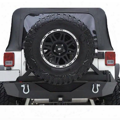 2010 Jeep Wrangler (jk) Smittybilt Xrc Armor Rear Bumper With Hitch And Tire Carrier