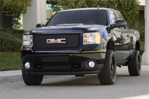 2011 Gmc Sierra 2500 Hd T-rex Grill Es Upper Class; Mesh Grille Overlay