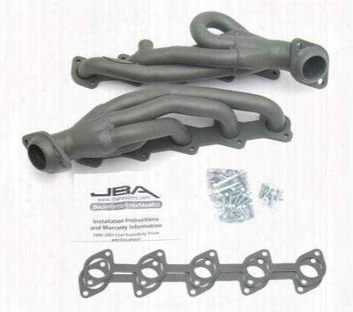 Jba Headers Jba Headers Cat4ward Shorty Headers (coated) - 1669s-1jt 1669s-1jt Exhaust Headers