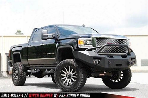 2015 Gmc Sierra 2500 Hd Fab Fours Front Bumper With Sensor And Pre-runner Guard