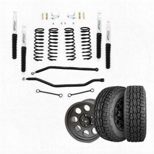 Genuine Packages 3.5 Inch Pro Comp Lift Kit With Shocks And Pro Comp A/t Sport Tires And Pro Comp Wheel Package - Set Of 4 - Jkspecial Jkspecial Compl