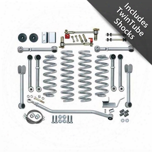 1998 Jeep Grand Cherokee (zj) Rubicon Express 4.5 Inch Super-flex Short Arm Lift Kit With Twin Tube Shocks