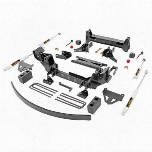 1999 Chevrolet Silverado 1500 Trail Master 6.0 Inch Bracket Suspension Lift Kit With Rear Ngs Shocks