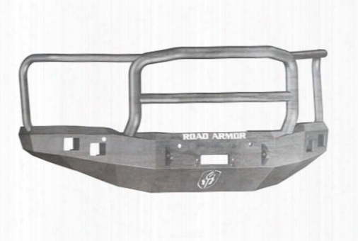 2014 Gmc Sierra 1500 Road Armor Front Stealth Winch Bumper Lonestar Square Light Port In Raw Steel