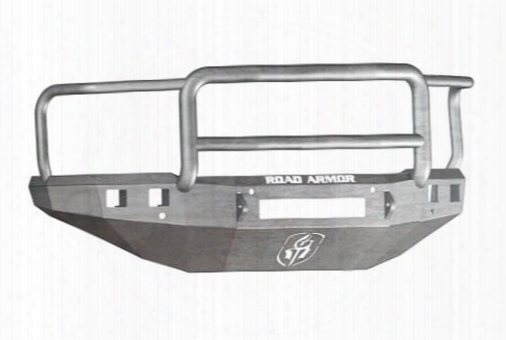 2015 Chevrolet Silverado 2500 Hd Road Armor Front Stealth Non-winch Illuminator Bumper Lonestar Square Light Port In Raw Steel