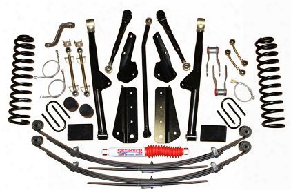 1996 Jeep Cherokee (xj) Skyjacker 6 Inch Suspension Lift Kit With M95 Shocks