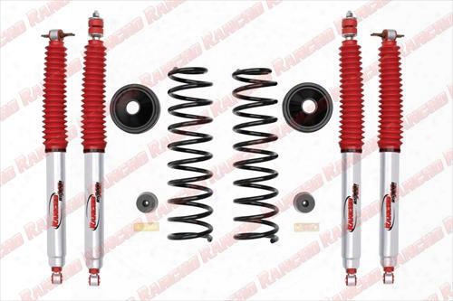 2010 Jeep Wrangler (jk) Rancho 2 Inch Lift Kit With Rs9000xl Shocks