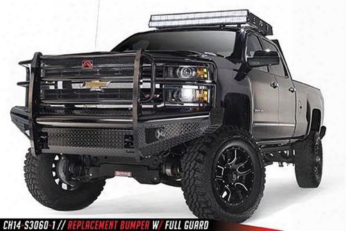 2015 Chevrolet Silverado 2500 Hd Fab Fours Black Steel Front Ranch Bumper With Grille Guard